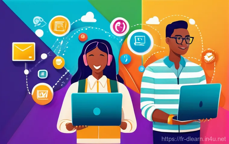 온라인 강의 준비법 - **Prompt: Empowering Educator Connecting with Her Audience**
    "A warm, inviting, and bright image...
